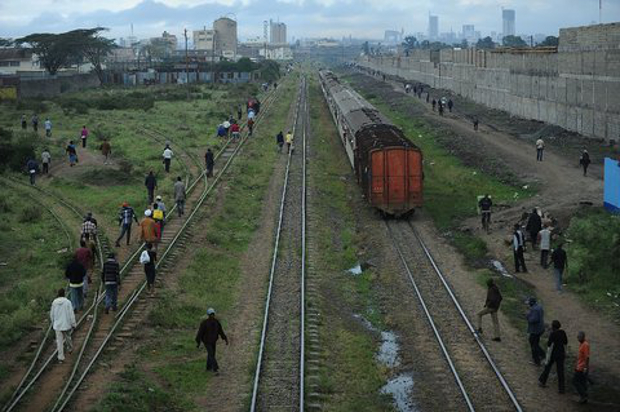 A train carries passengers from the business district of Nairobi.Credit Tony Karumba/Agence France-Presse — Getty Images