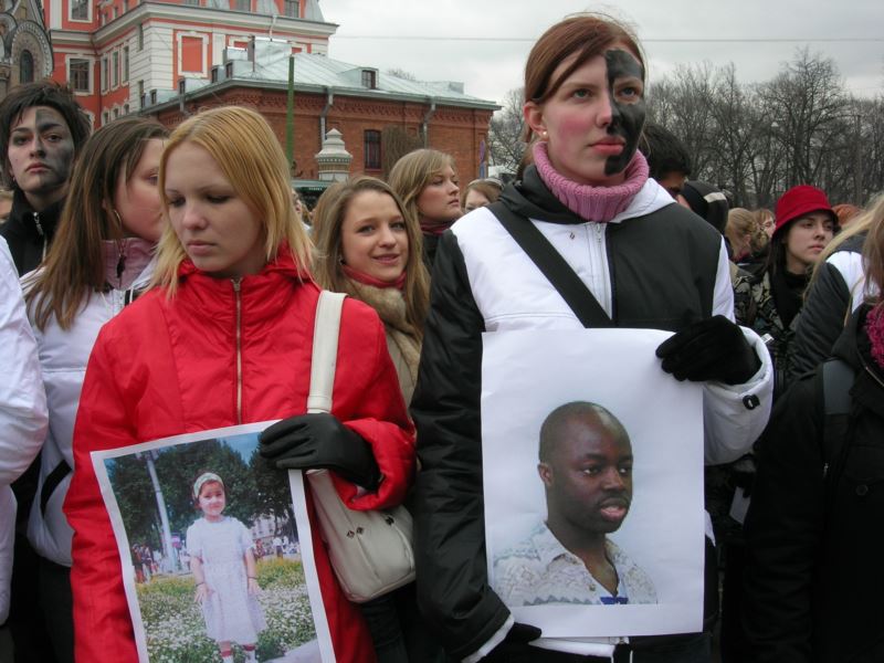 Though Russian attitudes are changing, racism continues to remain strong.