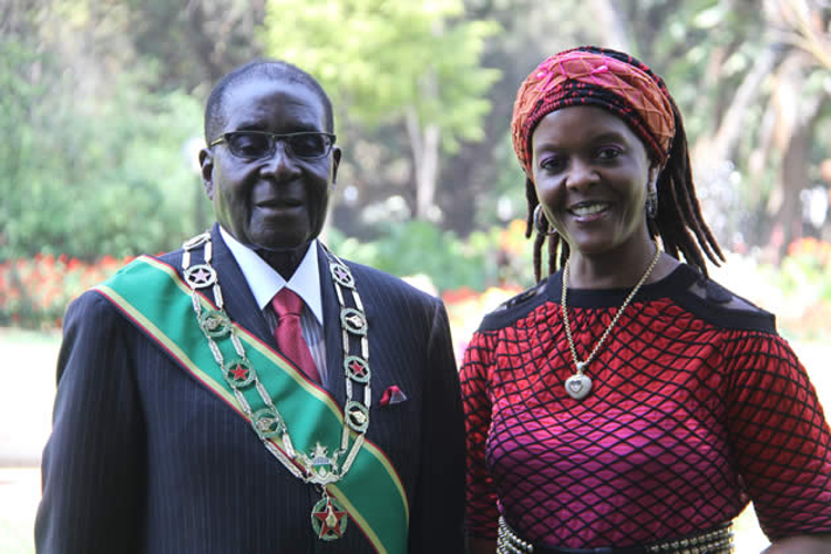 President Mugabe and Grace Mugabe