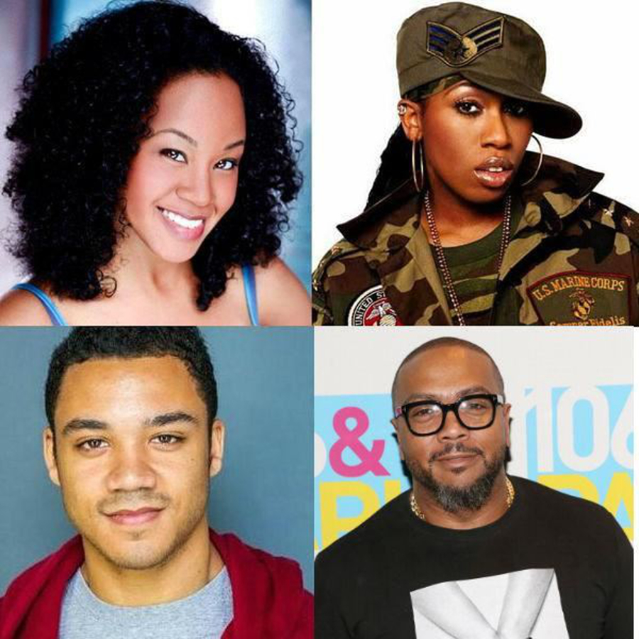 How accurate is this casting? Missy and Timbaland (right) and the actors who portray them (left).