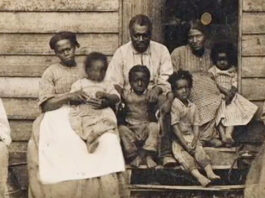 An African American Family.
