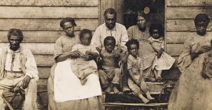 An African American Family.